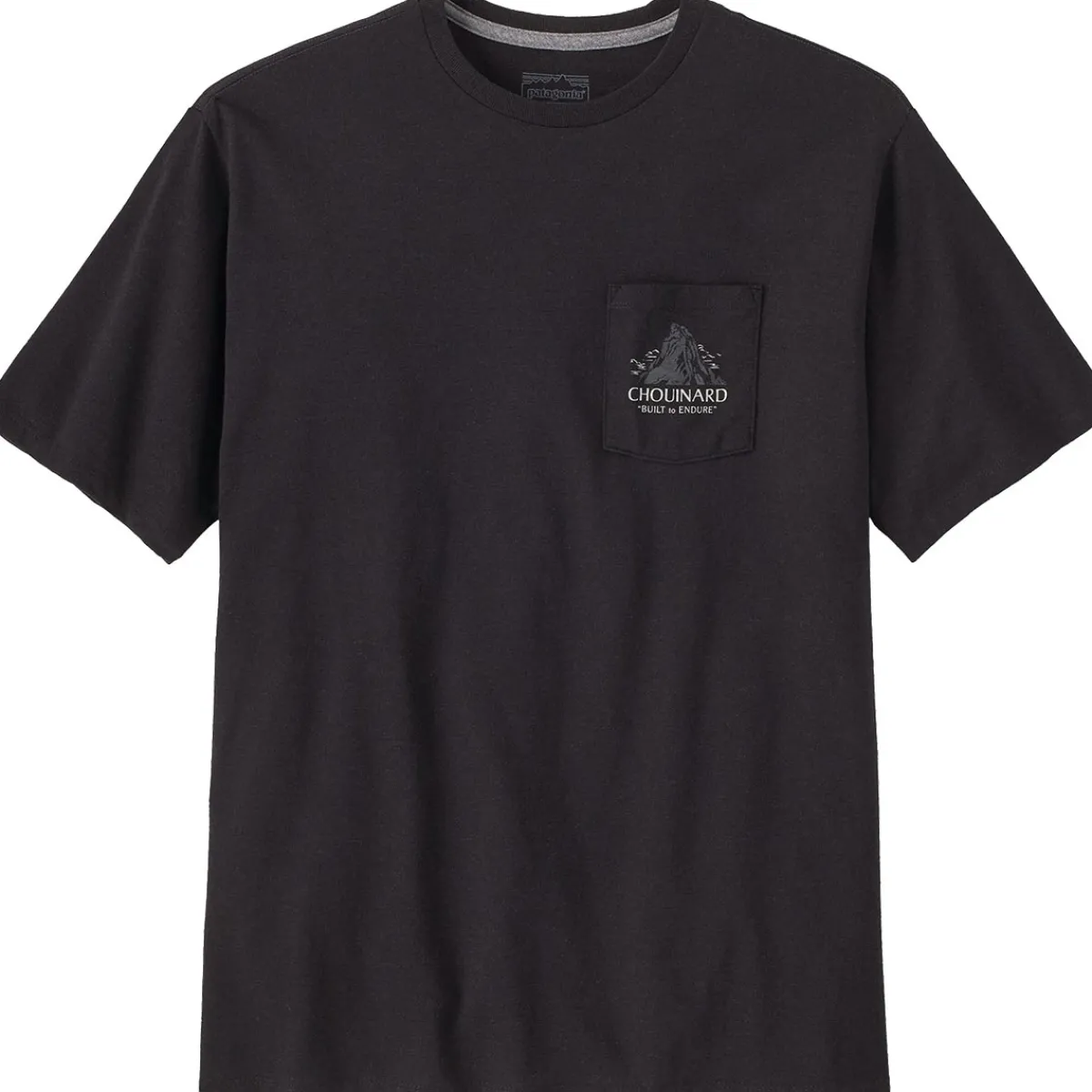 Patagonia M's Chouinard Crest Pocket Responsibili-Tee men's t-shirt Ink Black Shop