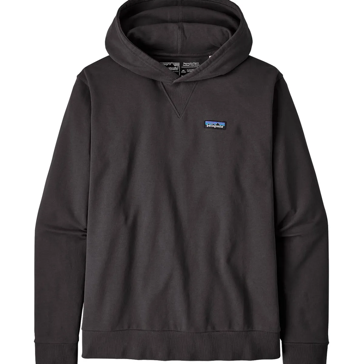Patagonia Regenerative Organic Certified Cotton hoody sweatshirt Ink Black Clearance