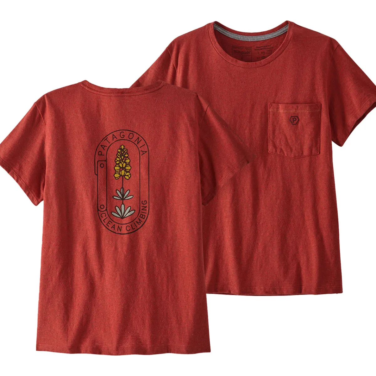 Patagonia W's Clean Climb Bloom Pocket Responsibili-Tee Women's T-Shirt Store