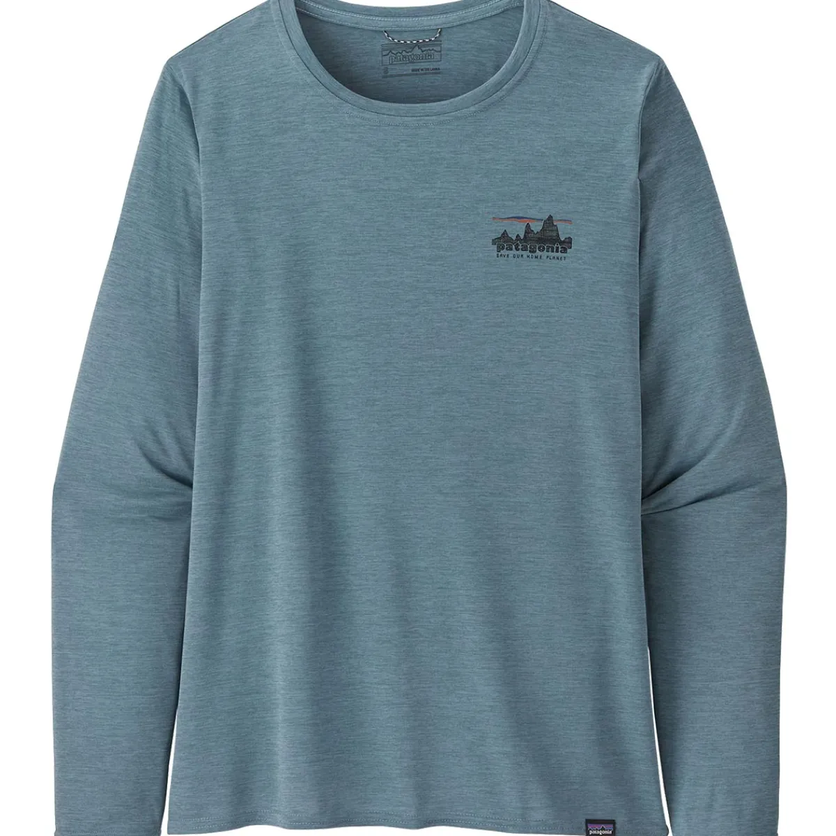 Patagonia W's L / S Capilene Cool Daily Graphic Shirt women's long-sleeved t-shirt 73 Skyline: Light Plume Grey X-Dye Flash Sale
