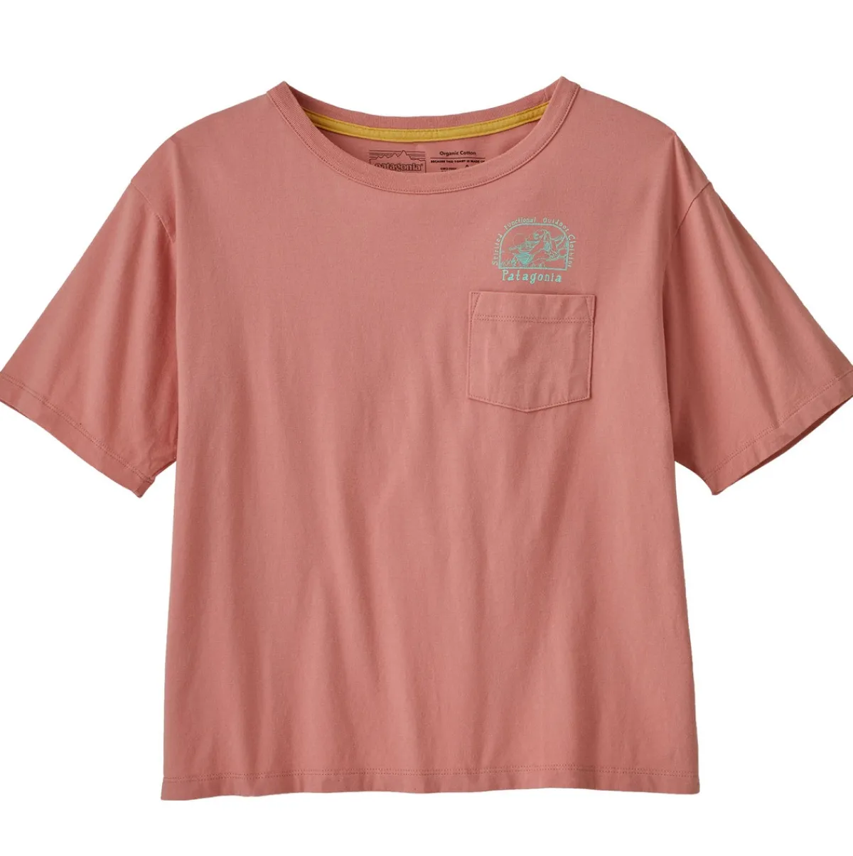 Patagonia W's Lost And Found Organic Easy Cut Pocket Tee Women's t-shirt Sunfade Pink Best