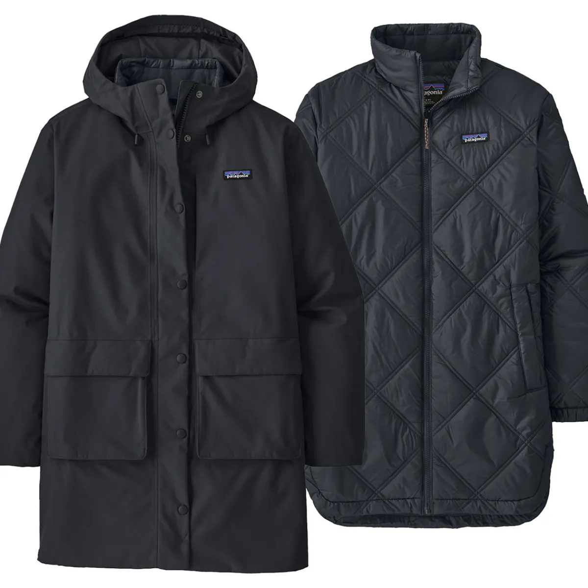 Patagonia W's Pine Bank 3-in-1 Parka Women's Jacket Pitch Blue Flash Sale