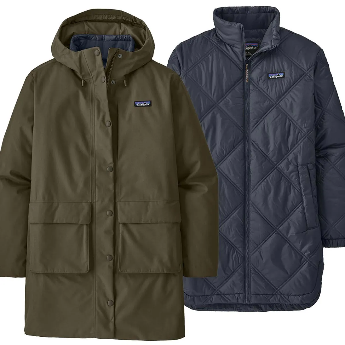 Patagonia W's Pine Bank 3-in-1 Parka Women's Jacket Pitch Blue Flash Sale