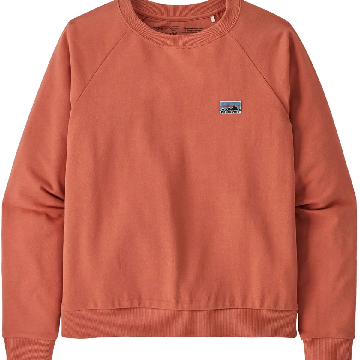 Patagonia W's Regenerative Organic Certified Cotton Essential Top women's hoody Quartz Coral Store