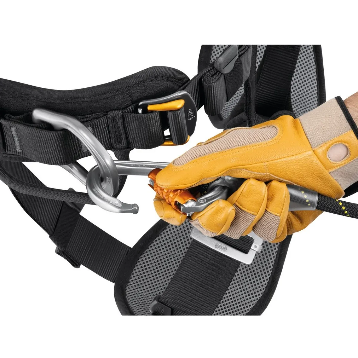 Petzl Astro Bod Fast European version full body work harness Black/Yellow Hot