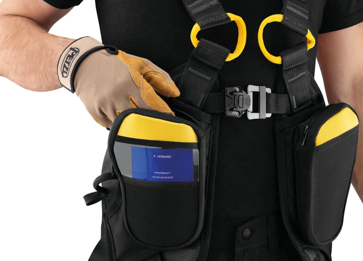 Petzl Newton Easyfit european version fall arrest work harness Black/Yellow Outlet