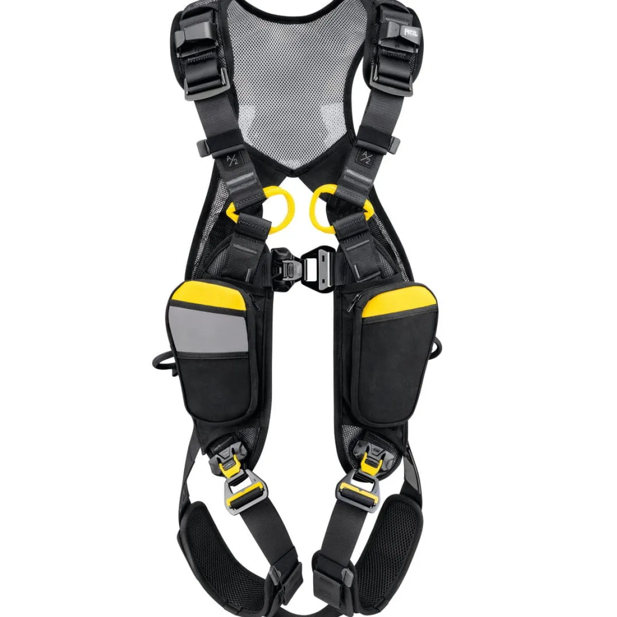 Petzl Newton Easyfit international version fall arrest work harness Black/Yellow New