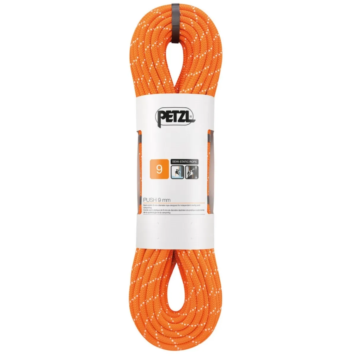 Petzl Push 9 mm semi static caving rope Shop