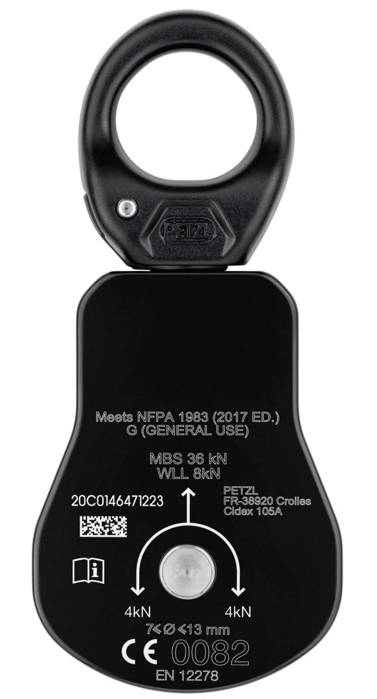 Petzl Spin L1-Yellow simple pulley for work at height Hot