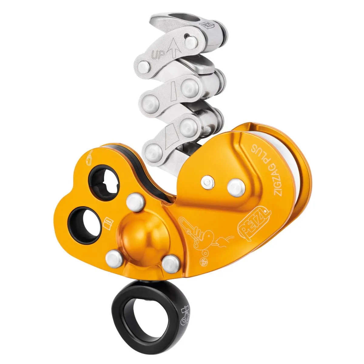 Petzl ZigZag Plus device with swivel for tree care Shop
