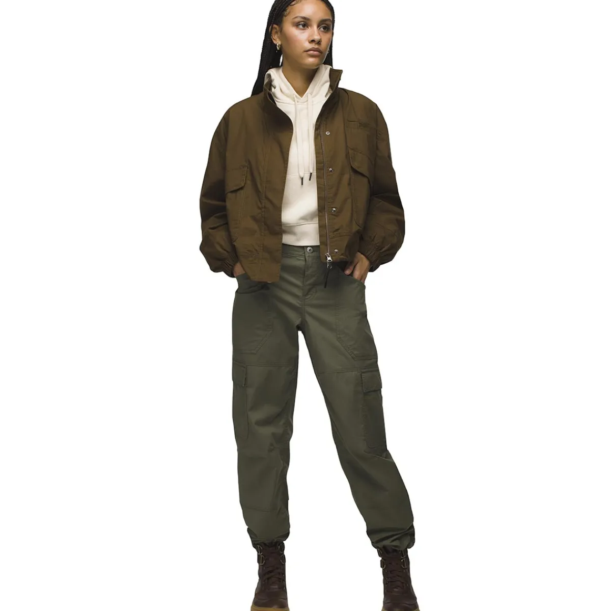 Prana Palisades Ripstop Utility Pant women's pants Rye Green Fashion