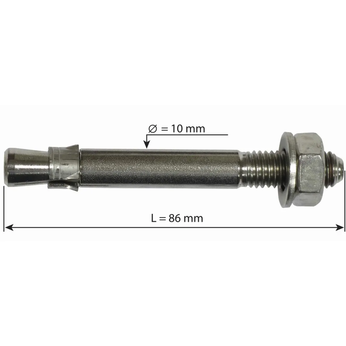 Raumer Hang Fix inox M10AL Ø10x86mm expanding anchor bolt Cheap