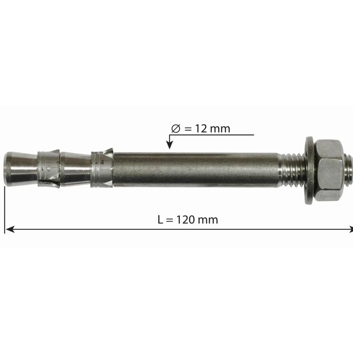 Raumer Hang Fix inox M12XL Ø12x120mm double expanding anchor bolt Cheap