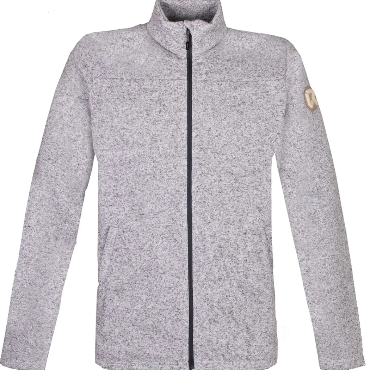 Rock Experience Berna M. Mock Neck Fz men's technical polar fleece Grey Melange Online