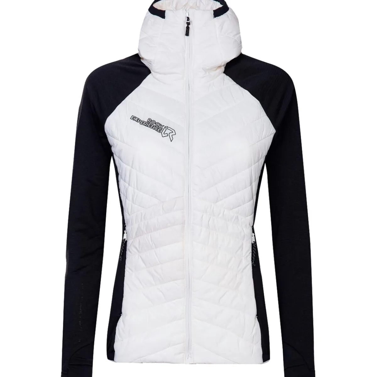 Rock Experience Eco Manitoba Hybrid Woman Jacket women's down jacket Blue Shadow/Caviar Online