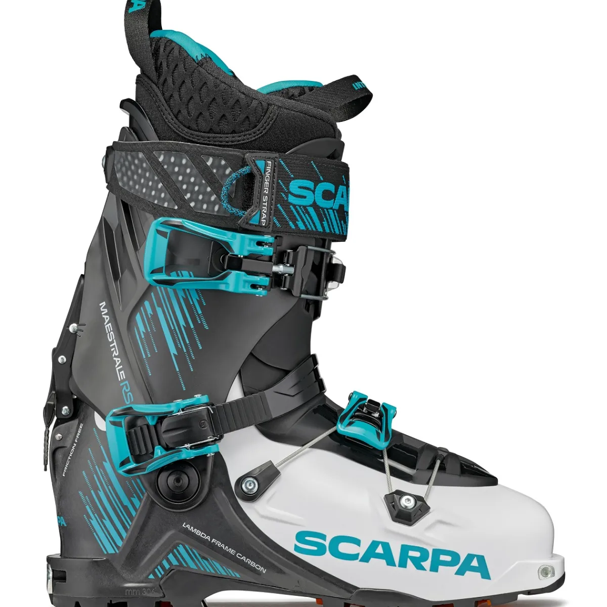 SCARPA Maestrale RS ski mountaineering boots White/Black/Azure Flash Sale