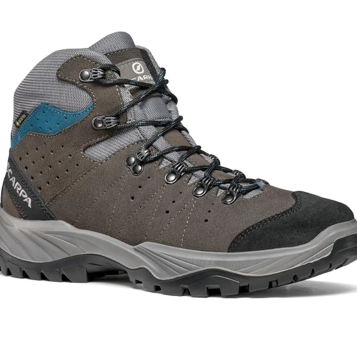 SCARPA Mistral GTX trekking shoes Smoke/Lake Blue New
