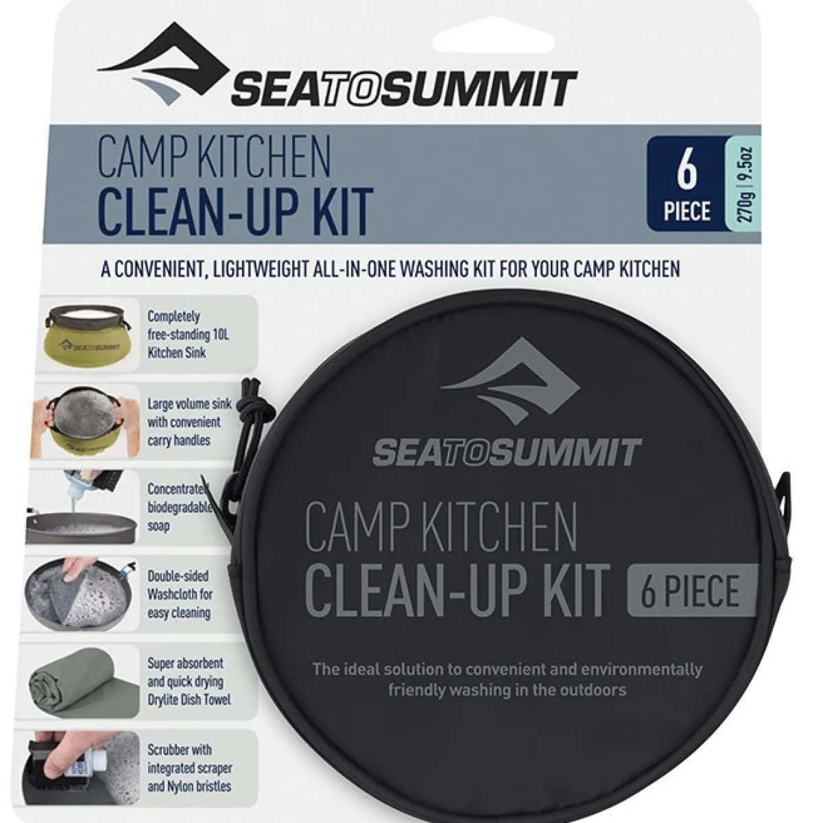 Sea To Summit Camp Kitchen Claen-Up Kit camping kitchen cleaning kit New