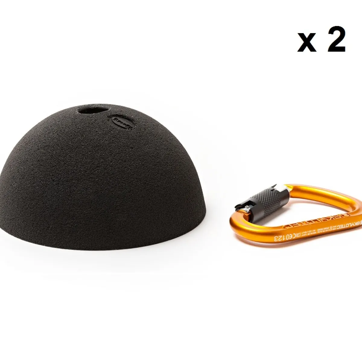 Smog pair of medium rounded slopers for climbing training Best