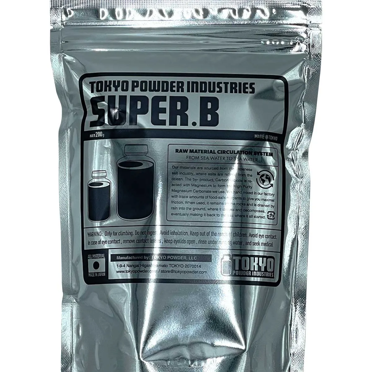 Tokyo Powder Industries Super BT 200g climbing chalk Outlet
