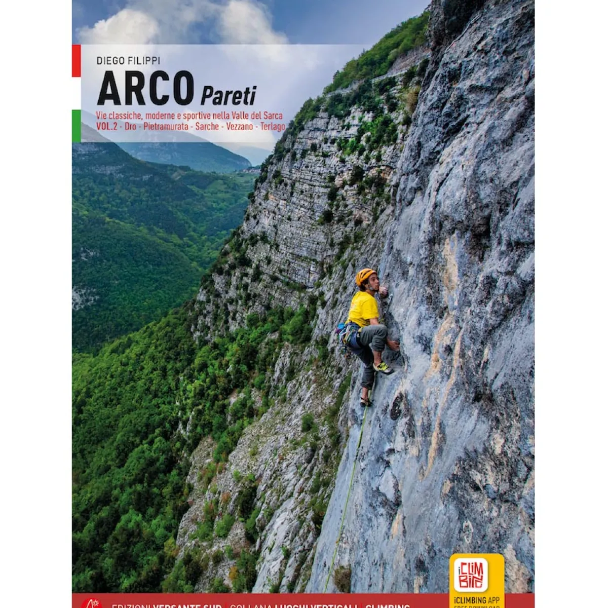 Versante Sud Arco Pareti Vol.2 Italian climbing guidebook Sale